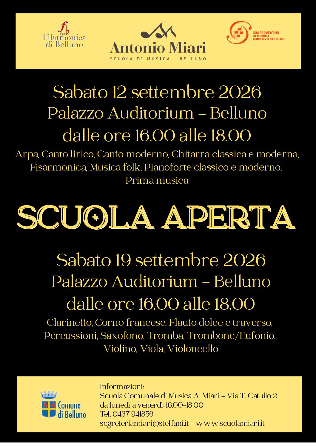 Scuola aperta 2026